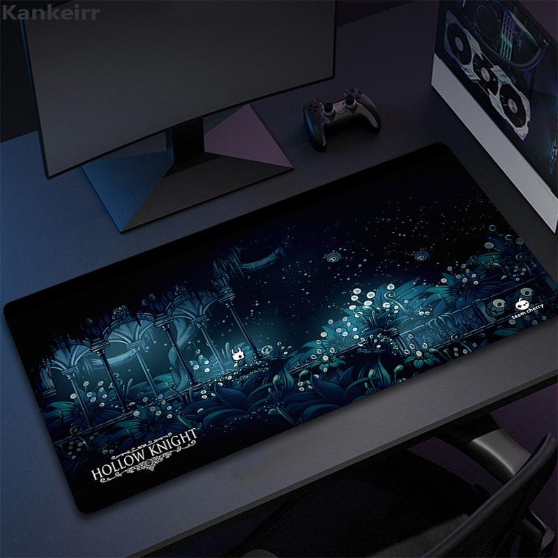 Mauspads Hollow Knight Tischmatten Computer-Mauspad Firma Große Schreibtischunterlage 80x30 XXL Große Gamer-Mauspads Anime Mauspads Teppiche 30cmx80cm(11.8x31.5inch)