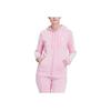 adidas Women's Essentials 3-Stripes French Terry Full-Zip Hoodie Pink/White HL2059