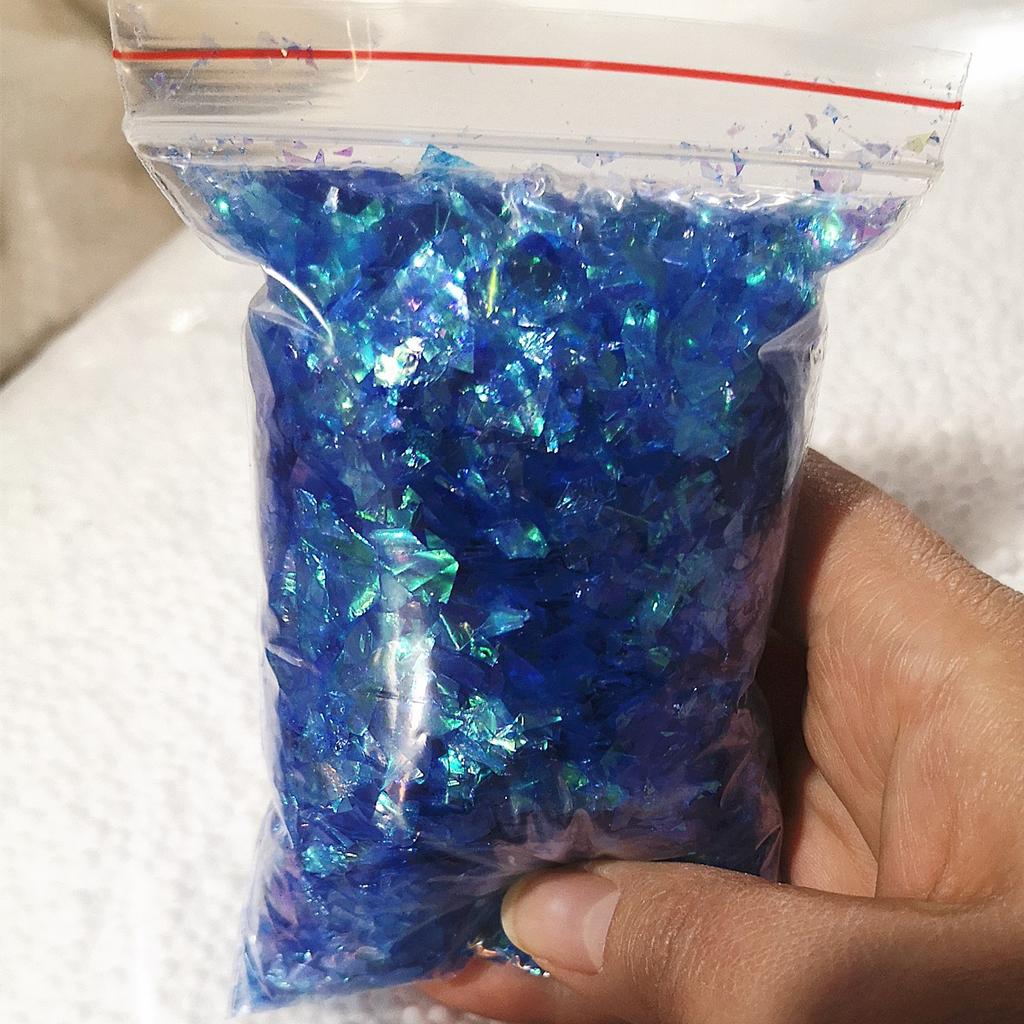20g Bonbonpapier 17 Farben Schleimschalenpapier Füllstoff Ton Spielzeug DIY Schleim Zubehör Dekoration Gelee Schlamm Handgummi Ton