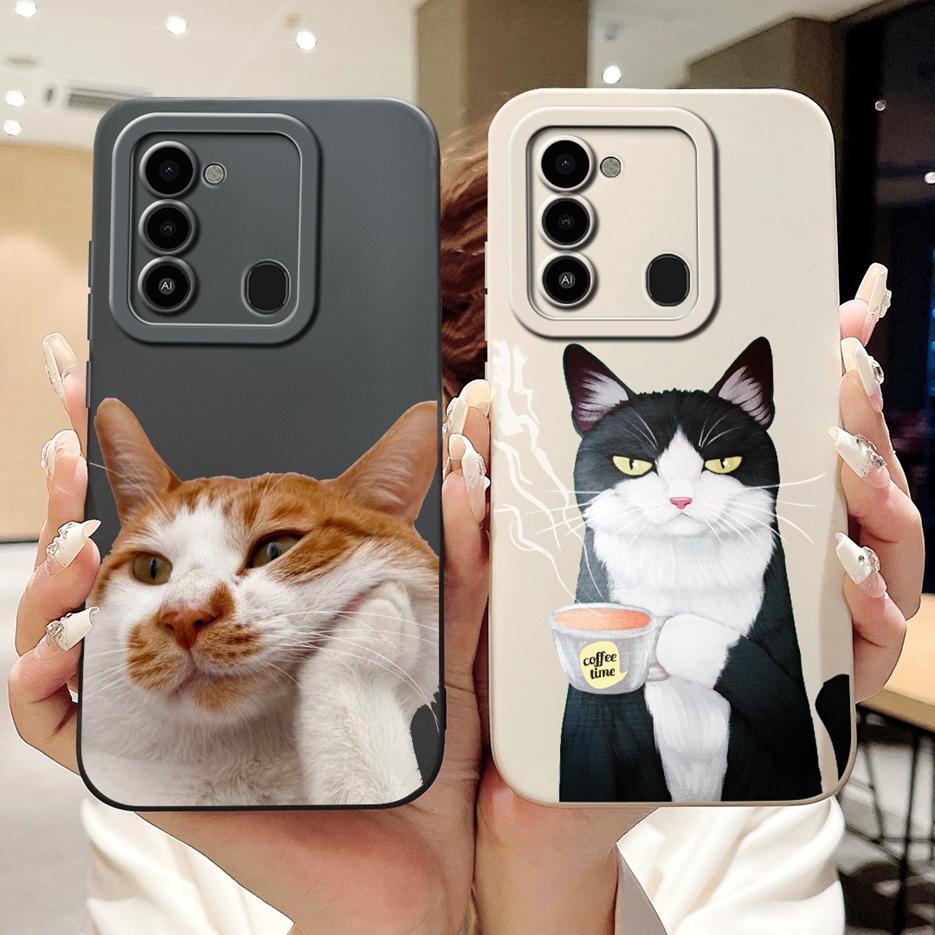 For Tecno Spark 8C Case KG5k KG5j KG5n Luxury Candy Painted Cover Soft TPU Shell For Tecno Spark Go 2022 KG5 Spark8C Phone Cases