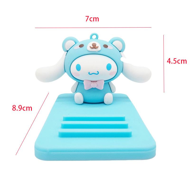 Sanrio Cartoon Cross-Border Phone Holder - Cute Desktop & Bedside Doll Ornament