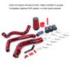 Red Aluminum Cold Air Intake Kit Fit for Ford F250 F350 F450 F550 6.0L 2003‑2007