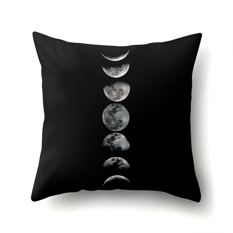 Polyester Pillow Case Geometric Home Printed Pillow Waist Cushion Cover Car Cushion Head Cushion Cover
