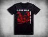 Camiseta Unisex Algodón Oversize Talla Grande Lil Peep "Love Will Tear us Apart" Camiseta Retro
