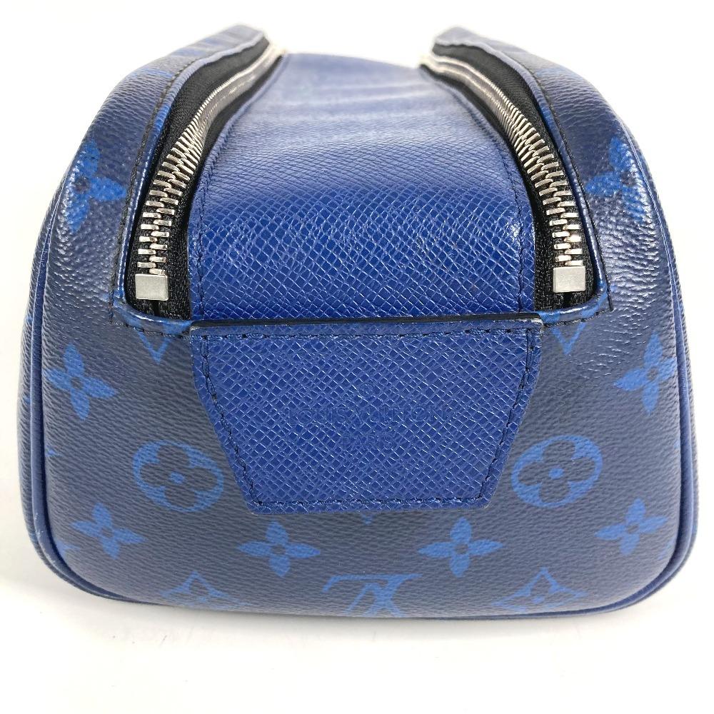 Louis Vuitton M30849  Taigalama dopp-kit Pouch Hand Bag Clutch Bag blue