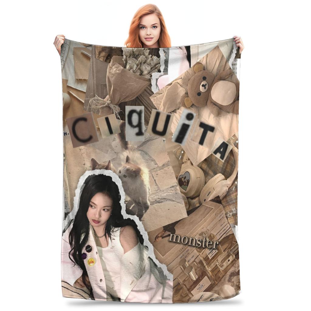 Babymonsters KPOP Flanellen Deken Geweldige Plaid Dekens voor Thuis 200x150cm Spreien,