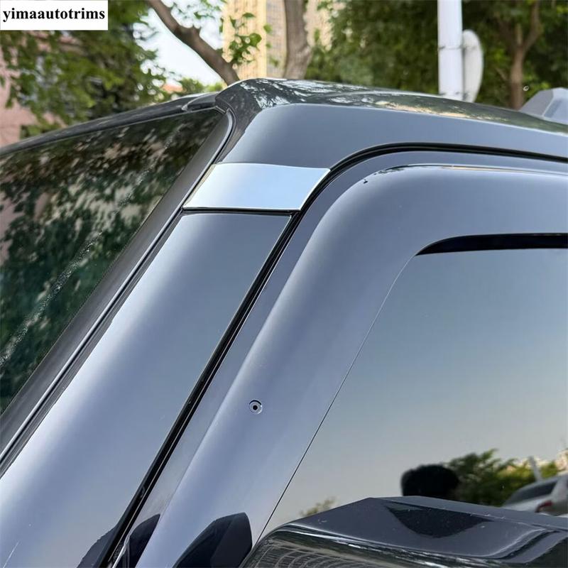 Auto A-Säule Fensterpfosten Panel Sequ Abdeckung Zierleiste ABS Chrom Zubehör für Toyota Land Cruiser Prado 250 LC250 2024 2025