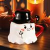 Halloween Mugs Cute Ceramic Halloween Cup Season Decoration For Friends Birthday School Offices Teens Housewarming Fall Family