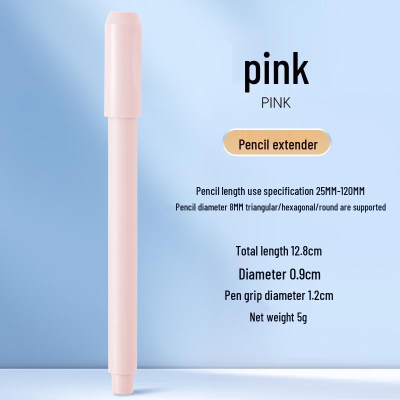 Dual-Head Metal and Wooden Pencil Extender