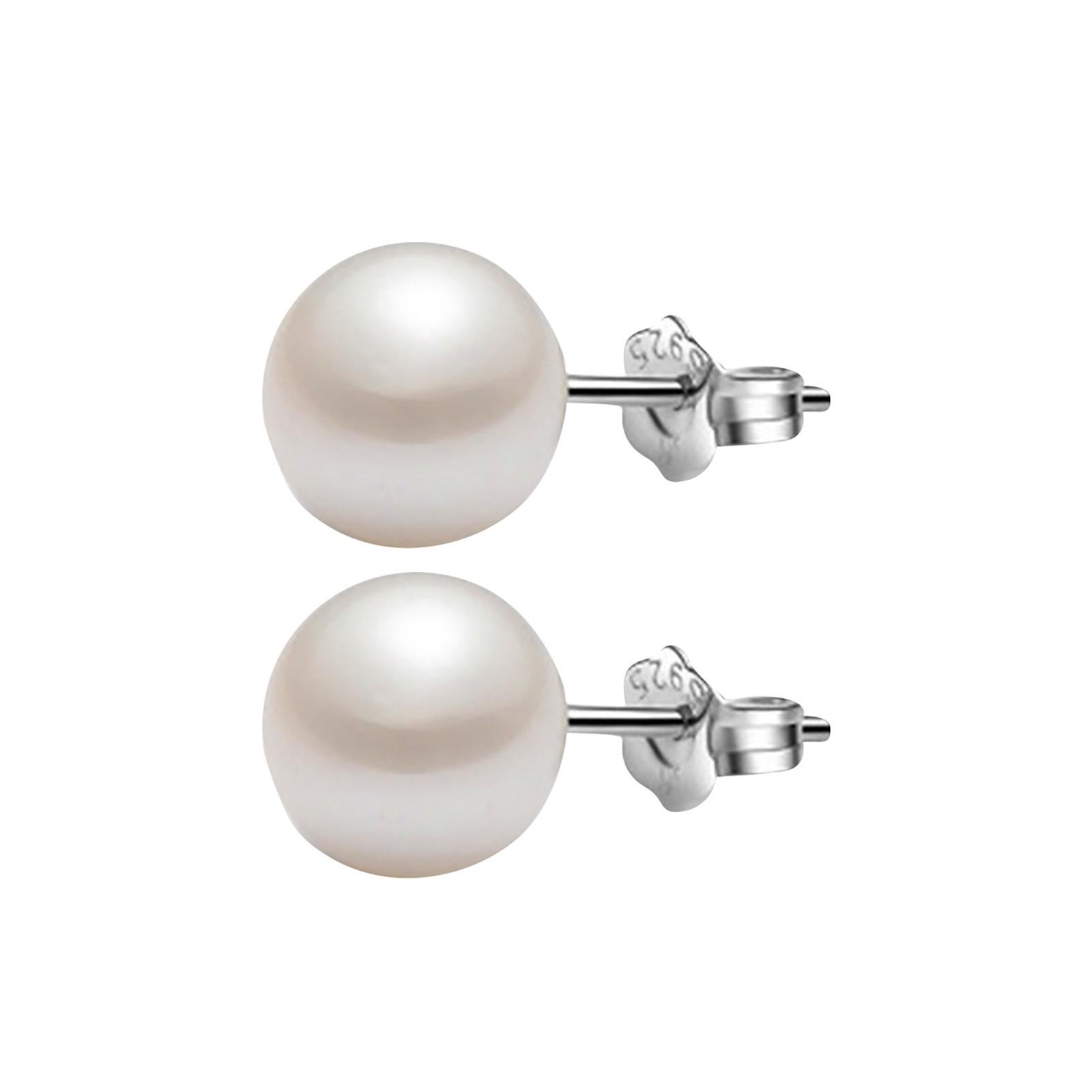 

Женские серьги-гвоздики на пуговицах с культивированным жемчугом класса ААА One Size