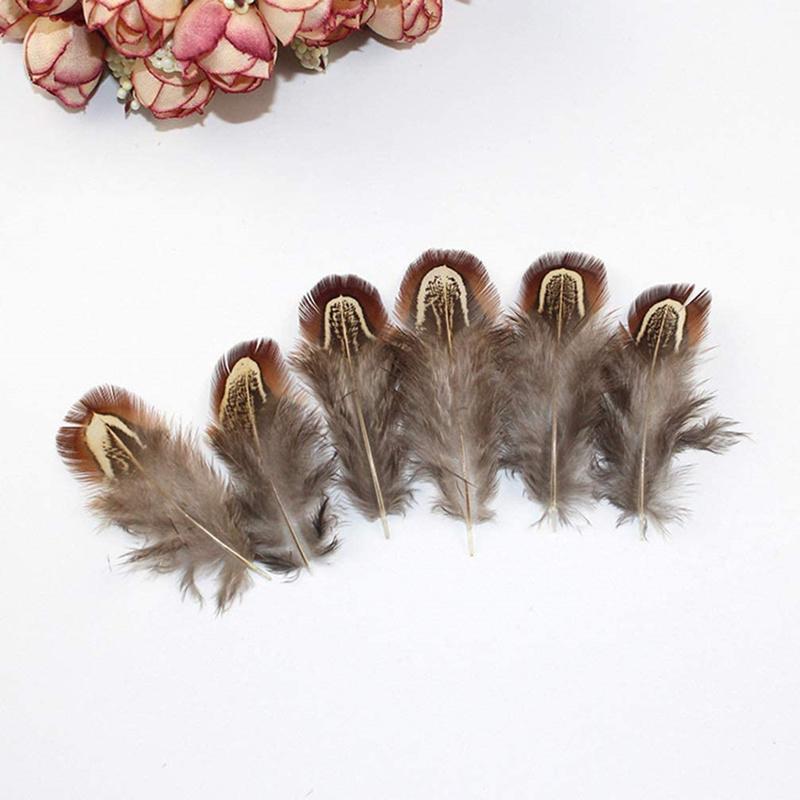 20/100Pcs Pheasant Feathers For Crafts Diy Marabou Feathers Jewelry Making Wedding Decoration Pluma Handicraft Accessories 4-8Cm