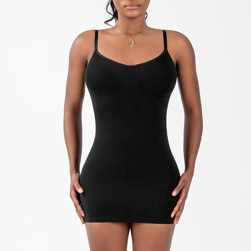 Damska Bezszwowa Kamizelka Modelująca Sylwetkę z Regulowanymi Ramiączkami i Kontrolą Brzucha