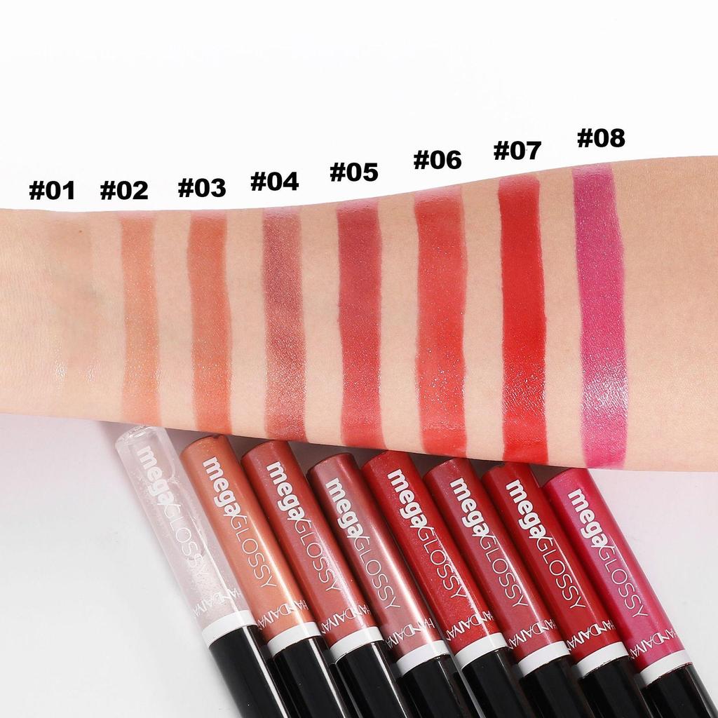 Pearlescent Fine Glitter Lip Glaze Long-lasting Moisturizing and Moisturizing Lip Gloss Liquid Lipstick Transparent Lip Oil