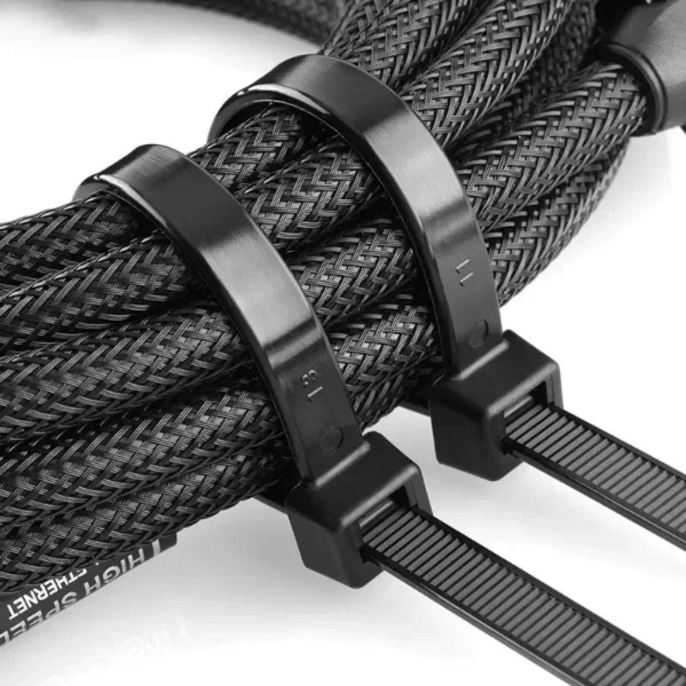 Multicolor Heavy Duty Cable Ties Detachable Self-Locking Cable Ties Zip Ties Electrical Panel