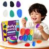 Silicone Sensory Decompression Stones: Multi-textured Calming Squeeze Toys for Children
