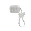 The 3D Bow Is Suitable for AirPods 1st Generation Protective Cover, 2nd Generation 1st Generation Pro1, and Apple Bluetooth Earphones with Transparent