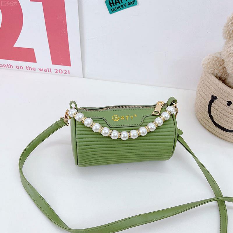 Trendy Mini Parent-child Shoulder Bag Fashionable Cute Pearl Bucket Bag Stylish Design