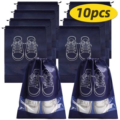 10/5 stücke Schuhe Lagerung Taschen Closet Organizer Vlies Reise Tragbare Tasche Wasserdichte Tasche Kleidung Klassifizierte Hängende Tasche