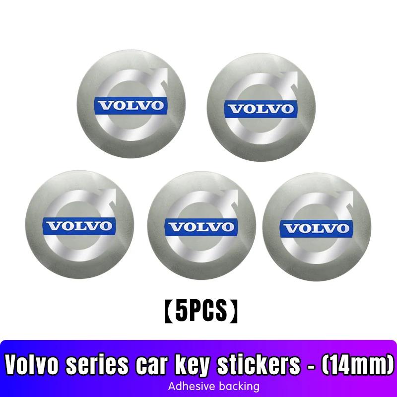 

14mm Car Key Emblem Stickers Auto Control Key Logo Decals For Volvo Polestar AWD V50 S60 XC60 S40 XC40 XC90 V60 S80 S90 V90 S80L