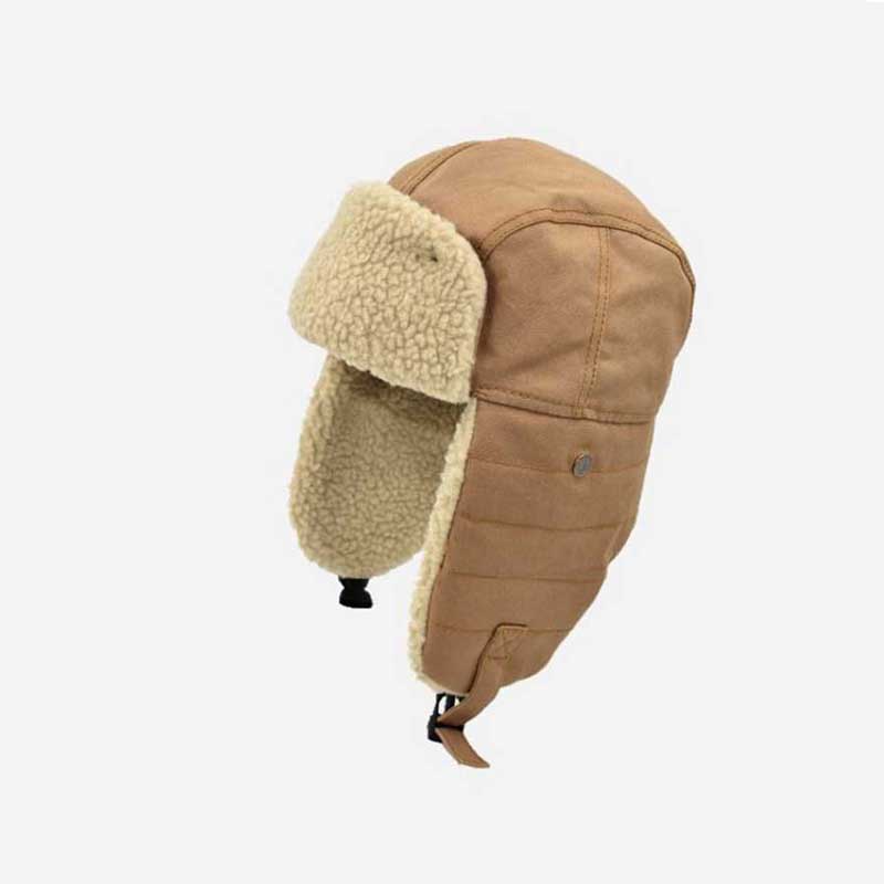 2020Warm Bomber Hats Earflap Russian Hat Men Women Ear Flap Winter Hat Windproof Cycling Skiing Winter Snow Hats
