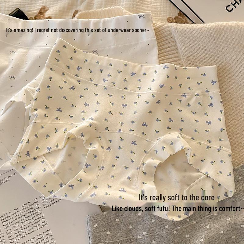 10A Antibakterielle Damen-Boxershorts aus reiner Baumwolle mit verlängertem Schritt, Übergröße, hautfreundlich, Baumwolle Klasse A.