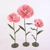 Moda 50cm Strada Matrimoniale Fiore Fiore Grande Riutilizzabile Oggetti di Scena Fotografici Simulazione Sfondo Fai da Te Fiori Finti Sfondo Matrimoniale