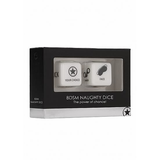 BDSM Naughty Dice - Black