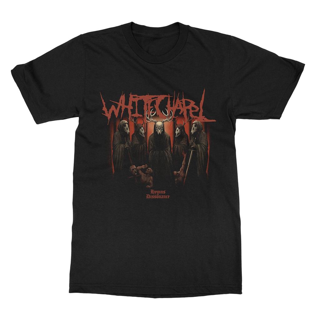 Whitechapel Brain Band TShirt Cotton Graphic Tee Unisex Women Summer Streetwear Top