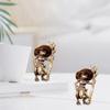 1/2/3Pcs Brass Frog Witch Figurine Vintage Brass Frog Ornament Fantasy Witch Decoration Whimsical Home Accents