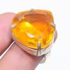 Pierre précieuse Citrine Naturelle Fait Main Bijou Argent Sterling 925 Bague Taille 7.5 w5h51
