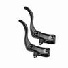 1pair Aluminum Alloy 24mm Mountain Bike Disc Brake Bar Handle   Cycling Accessory (Black)