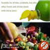 2Pcs Durable Plastic Lemon Squeezer Set Ergonomic Designs Hand Press Juicer for Easily Citrus Fruit Squeezing