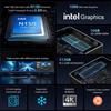 Mini PC BmaxMini B4 Turbo s procesorem Intel® N150 13. generace, 3,6 GHz, 16 GB RAM, 512 GB SSD, Windows 11, dvoupásmové Wi-Fi/Bluetooth 5.0