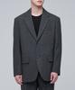 Musinsa Standard Wool Flannel Oversized Blazer [Medium Grey]