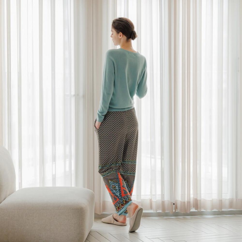L Affair Women Orange Soothing Warm Pants Lwjjapt0086 Or