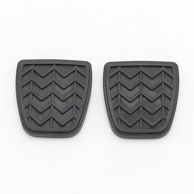 2x Car Brake Clutch Pedal Pad Rubber Covers Black Cap Fits For Toyota For Scion For Corolla For Camry 31321-52010 Interior Parts