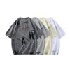 Summer Men's Loose Short-sleeved T-shirt Tops Quarter-sleeved Round Neck Half-sleeved T-shirt