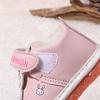 Winter Fleece-Lined Baby Girl Shoes, Toddler Princess Shoes, Soft-Soled Infant Walking Shoes, 0-1 to 2 Years Old Leather Squeaky Shoes.