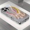 Fashion crystal wing angel glass phone case suitable for iPhone 17 16 15 14 13 12 11 Pro/Max/Plus anti drop and shockproof