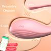APP-Controlled Wearable Vibrator for Women with 9 Vibration Modes. Wireless Remote G-spot & Clitoral Stimulator, Waterproof Design for Couples Play