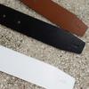 Tirare Project Belt Tirare Project Belt_ANCHOR - 1908 Italy Cowhide Leather Belt _ White