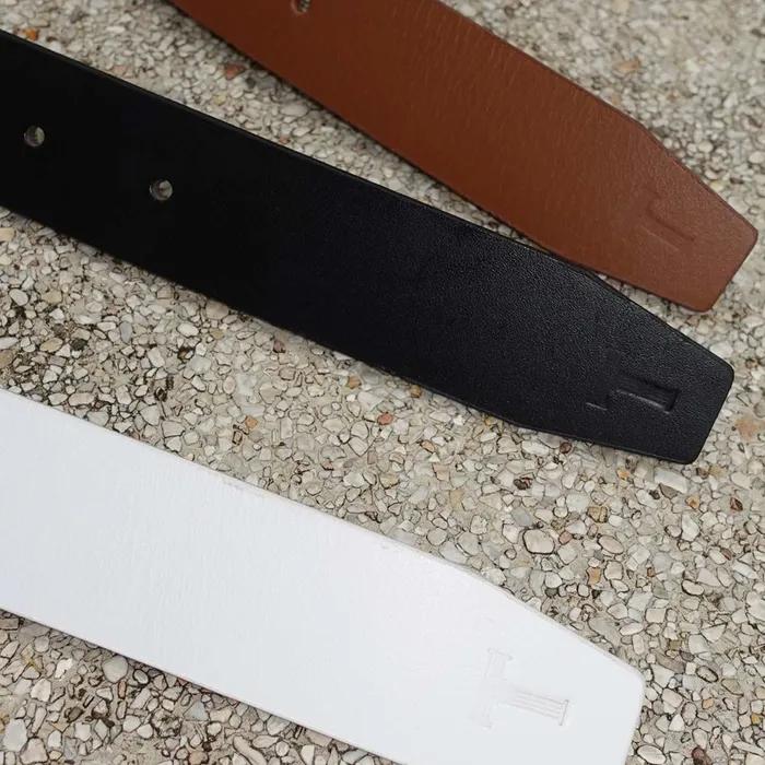 Tirare Project Belt Tirare Project Belt_ANCHOR - 1908 Italy Cowhide Leather Belt _ White