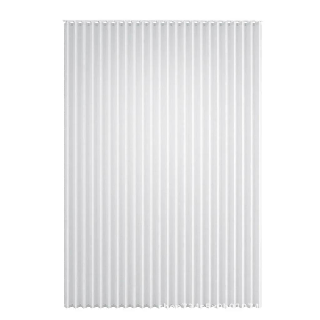 Solidcolor 1PC Folding Curtain Series Folding Yarn Suitable Room Partitions Room Divider Curtains for Office Home Living Bedroom