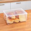 Clear Bread Storage Box with Lid Multifunction Organize Box Household for Kitchen Dining Room Sealing Holder