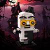 102PCS Art The Clown Building Block Toy,Terrorist Model Set with Yellow Glasses,Collection of Classic Movie Villains Gifts for Boys and Girls