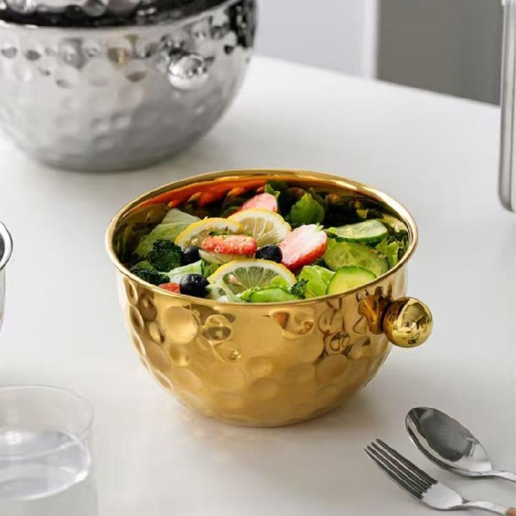 Modern Hammered Metal Ice Buckets Set Of 2 Gift Ice Container Set For Chilling Wine Beer And Cocktails At Gatherings