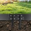 Steel Edging Fasteners 10Pcs 12" Landscape Stakes, Heavy Duty Garden Anchoring Spikes, Pet Fence Ground Spikes Border Stakes for Outdoor Lawn Terrace