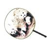 Panda Round Fan, Traditional Chinese Fan, Palace Fan, Beijing and Sichuan Tourist Attractions Gift Fan for Foreigners
