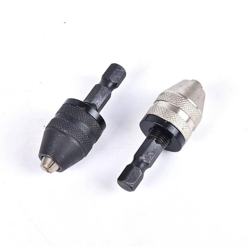 Drill Chuck 1/4" nøkkelløs borekrone Chuck sekskantet skaft Adapter Converter