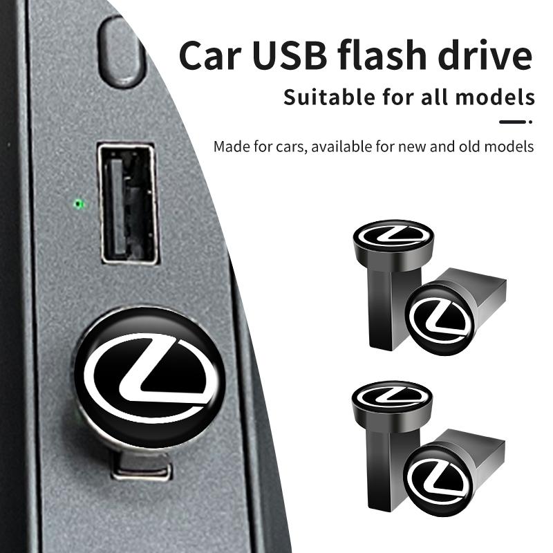 Car USB Flash Drive 16GB 32GB 64GB Memory Device For Lexus IS250 IS200 CT200h GS300 LS430 RX450h LX570 IS300 ES RX LS IS NX CT L